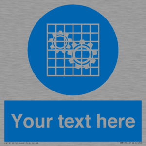 MM5166: Custom Machine Guards Required Sign