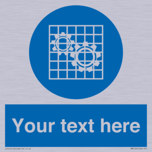 MM5166: Custom Machine Guards Required Sign