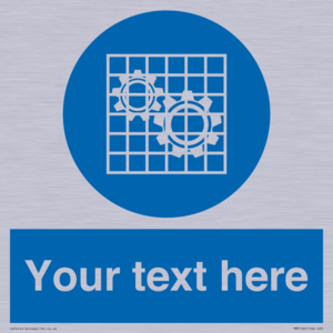 MM5166: Custom Machine Guards Required Sign