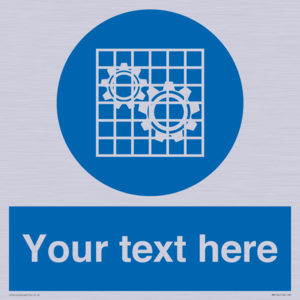 MM5166: Custom Machine Guards Required Sign