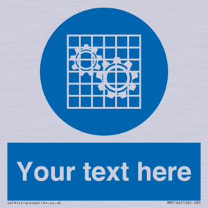 MM5166: Custom Machine Guards Required Sign