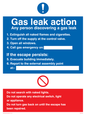 MN5594: Gas leak action Sign