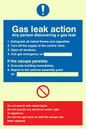 MN5594: Gas leak action Sign