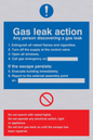 MN5594: Gas leak action Sign