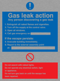 MN5594: Gas leak action Sign