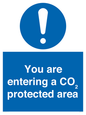 MN7907: You are entering a CO₂ protected area