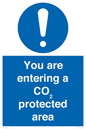 MN7907: You are entering a CO₂ protected area