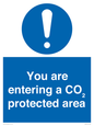 MN7907: You are entering a CO₂ protected area