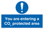 MN7907: You are entering a CO₂ protected area