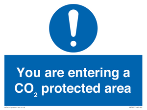 MN7907: You are entering a CO₂ protected area
