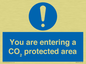 MN7907: You are entering a CO₂ protected area