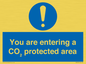 MN7907: You are entering a CO₂ protected area