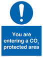 MN7907: You are entering a CO₂ protected area