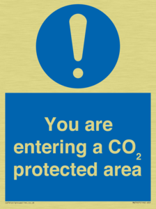 MN7907: You are entering a CO₂ protected area
