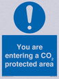 MN7907: You are entering a CO₂ protected area