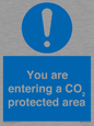 MN7907: You are entering a CO₂ protected area