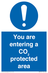 MN7907: You are entering a CO₂ protected area