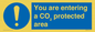 MN7907: You are entering a CO₂ protected area