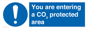 MN7907: You are entering a CO₂ protected area