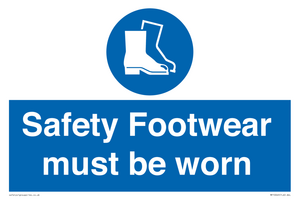MP10049: Safety Footwear must be worn