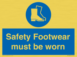 MP10049: Safety Footwear must be worn