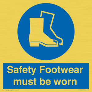 MP10049: Safety Footwear must be worn
