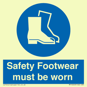 MP10049: Safety Footwear must be worn