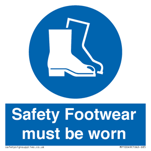 MP10049: Safety Footwear must be worn