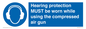 MP10064: Hearing protection MUST be worn while using the compressed air gun