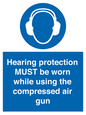 MP10064: Hearing protection MUST be worn while using the compressed air gun