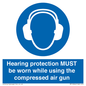 MP10064: Hearing protection MUST be worn while using the compressed air gun