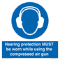 MP10064: Hearing protection MUST be worn while using the compressed air gun