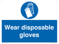 MP10401: Wear disposable gloves