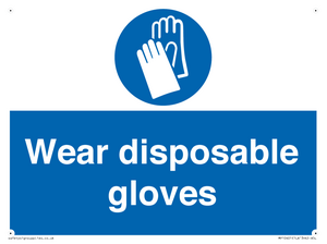 MP10401: Wear disposable gloves