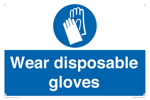 MP10401: Wear disposable gloves