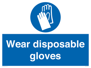 MP10401: Wear disposable gloves