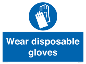 MP10401: Wear disposable gloves