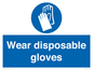 MP10401: Wear disposable gloves