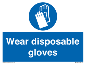 MP10401: Wear disposable gloves