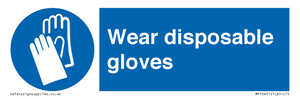 MP10401: Wear disposable gloves