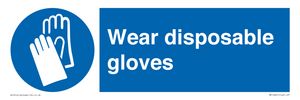 MP10401: Wear disposable gloves