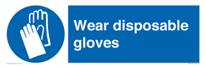 MP10401: Wear disposable gloves
