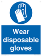 MP10401: Wear disposable gloves
