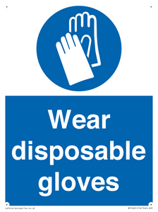 MP10401: Wear disposable gloves