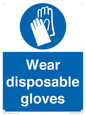 MP10401: Wear disposable gloves