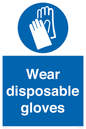 MP10401: Wear disposable gloves