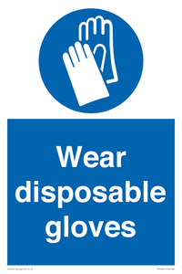 MP10401: Wear disposable gloves