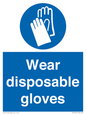 MP10401: Wear disposable gloves