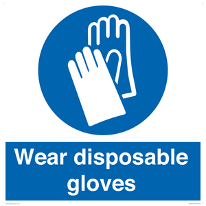 MP10401: Wear disposable gloves