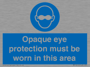 MP10612: Opaque eye protection must be worn in this area